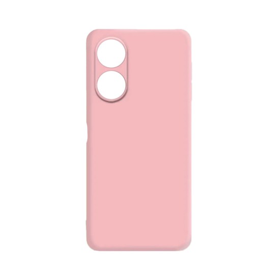 Capa de Silicone com Moldura de Câmera para Oppo A58 5G/A78 5G Rosa